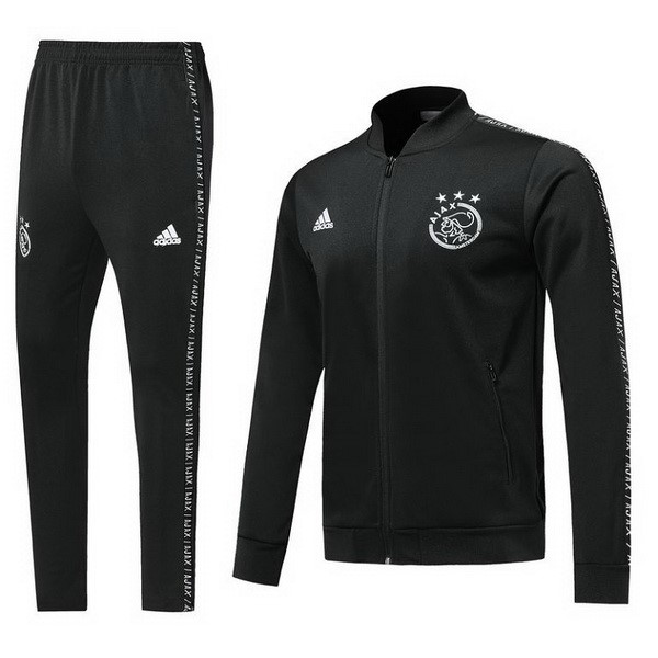 Chandal Ajax 2019 2020 Negro Blanco